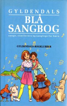 Book Danish - Songbook - Children´s book - Blå Bla Sangbog - songs with sheet music - dansk